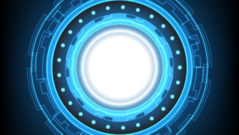 Abstract Circle Technology Background
