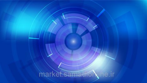 Abstract Circular Technology Background