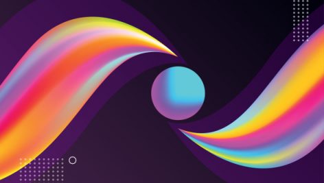 Abstract Hologram Background 1