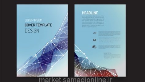 Brochure Layout Template And Background Design
