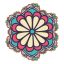 Colorful Flower Shape Mandala