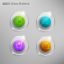 Colorful Glass Buttons