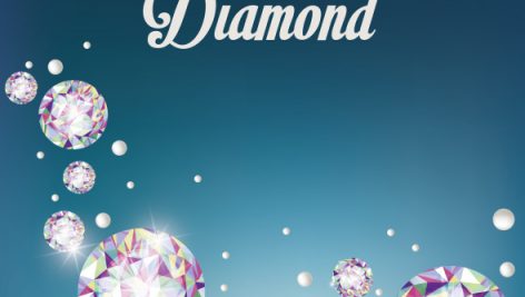Diamond Concept With Icon Design 2