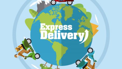 Express Delivery Cartoons