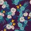 Floral Jungle With Snakes Seamless Pattern