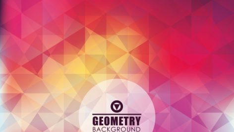 Geometry Background Concept With Icon Design 15