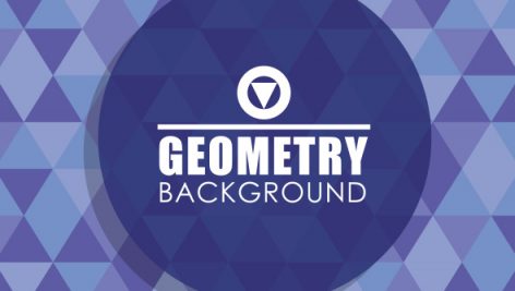 Geometry Background Concept With Icon Design 3
