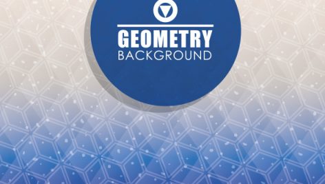 Geometry Background Concept With Icon Design