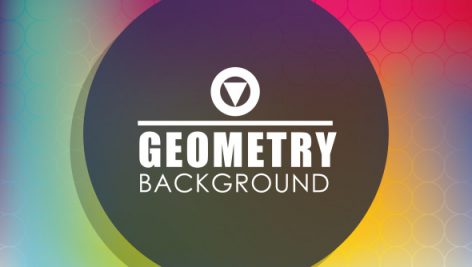 Geometry Background Concept With Icon Design 7