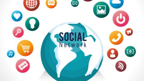 Globe Connected Social Network