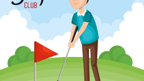 Golf Club Sport Icon 2