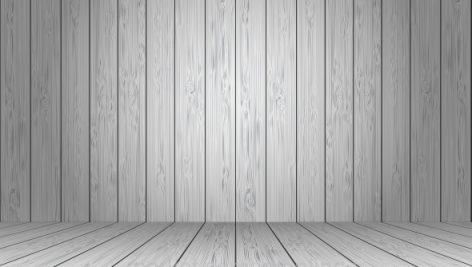 Gray Wood Empty Room Interior Perspective