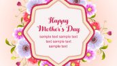 Happy Mother Day Card With Flower