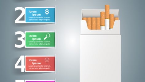 Harmful Cigarette Viper Smoke Business Infographics