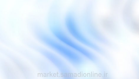 Light Blue Vector Template With Liquid Shapes