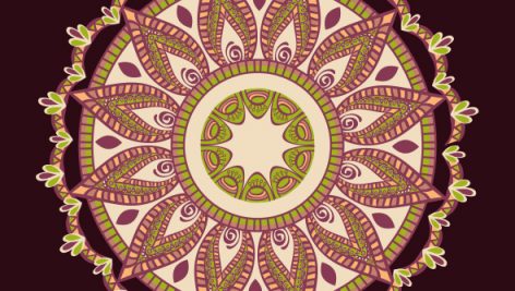 Mandala Concept With Icon Design 19