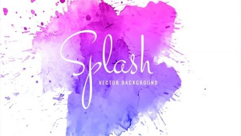 Modern Colorful Watercolor Background Vector