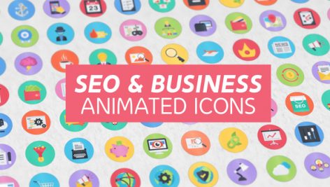 Preview 100 Seo Business Modern Flat Animated Icons 15948640