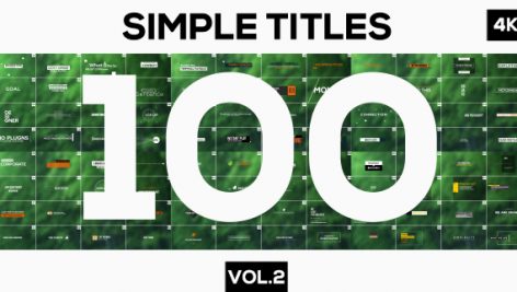Preview 100 Simple Titles And Lowerthirds Vol.2 15506926