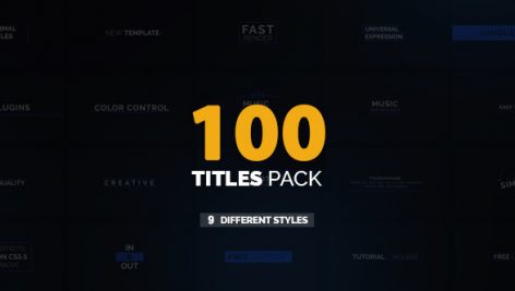 Preview 100 Titles Pack 9 Styles 19986347