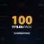 Preview 100 Titles Pack 9 Styles 19986347