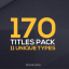 Preview 170 Titles Pack 10 Popular Types 16917604