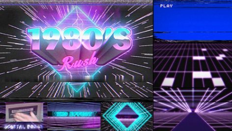 Preview 1980S Rush Template 11543452
