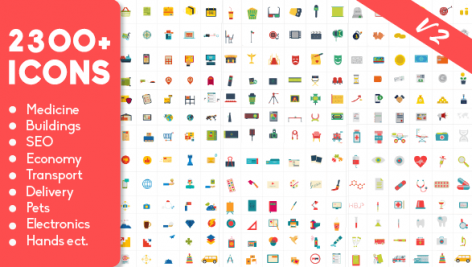 Preview 2300 Animated Icons Pack 18383303