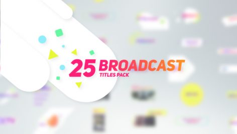 Preview 25 Broadcast Titles Pack 17902540