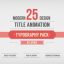Preview 25 Design Titles Animation Typography Pack