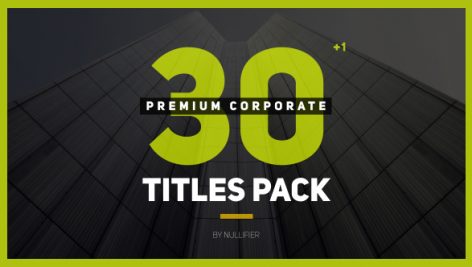 Preview 30 Premium Corporate Titles Pack 18526683