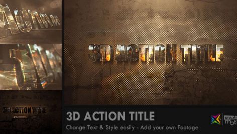 Preview 3D Action Title Opener 7908643