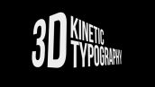 Preview 3D Kinetic Typography Titles 20476937