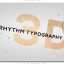Preview 3D Rhythm Typography Intro 20487522