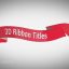 Preview 3D Ribbon Titles 92341