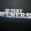 Preview 3D Text Openers V2 12437206