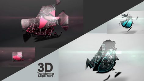 Preview 3D Transformer Logo Reveal