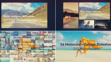 Preview 3D Memories Collage Slideshow
