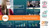 Preview 4 In 1 Corporate Presentation Slides Maker Charts Maker And Title Pack 14911595