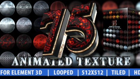 Preview 75 Animated Texture Element 3D 6870041