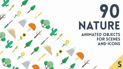 Preview 90 Animated Nature Elements 15851041