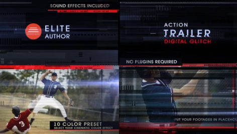 Preview Action Trailer Digital Glitch 8737250