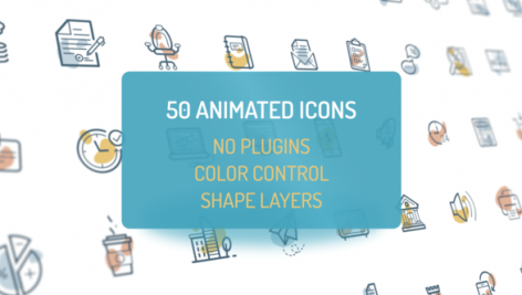 Preview Animated Flat Icons 22324112