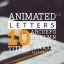 Preview Animated Letters 10 Titles Layout 2 19528794