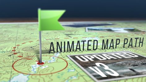 Preview Animated Map Path V3 17511599