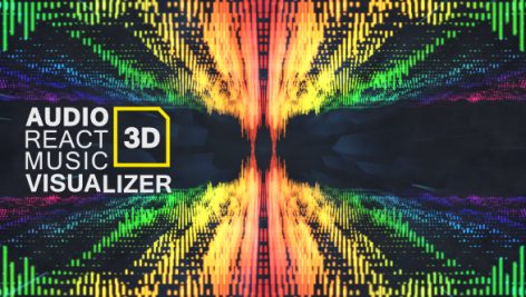Preview Audio React Music Visualizer 3D 16887647