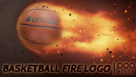 Preview Basketball Fire Logo 19568935