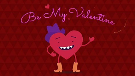 Preview Be My Valentine Cartoon Greeting