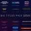 Preview Big Titles Pack 250 14753815