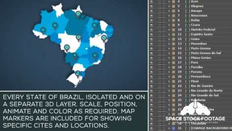 Preview Brazil Map Kit 16028783